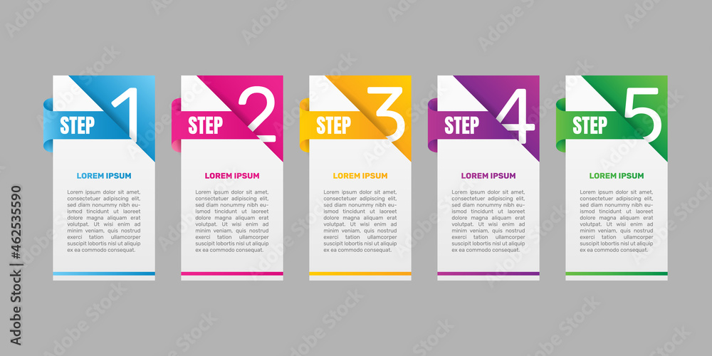 Modern text box template infographics banner. -  Vector.