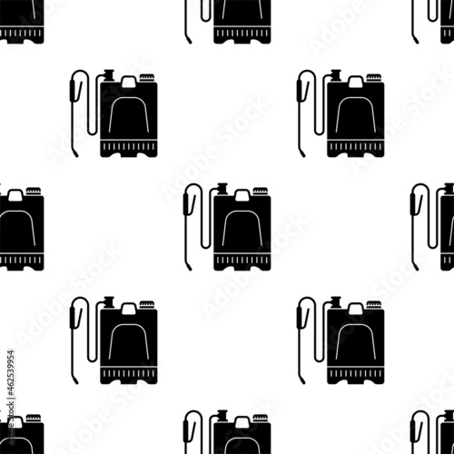 Backpack Sprayer Icon Seamless Pattern, Pesticide, Chemical, Knapsack Pressure Sprayer