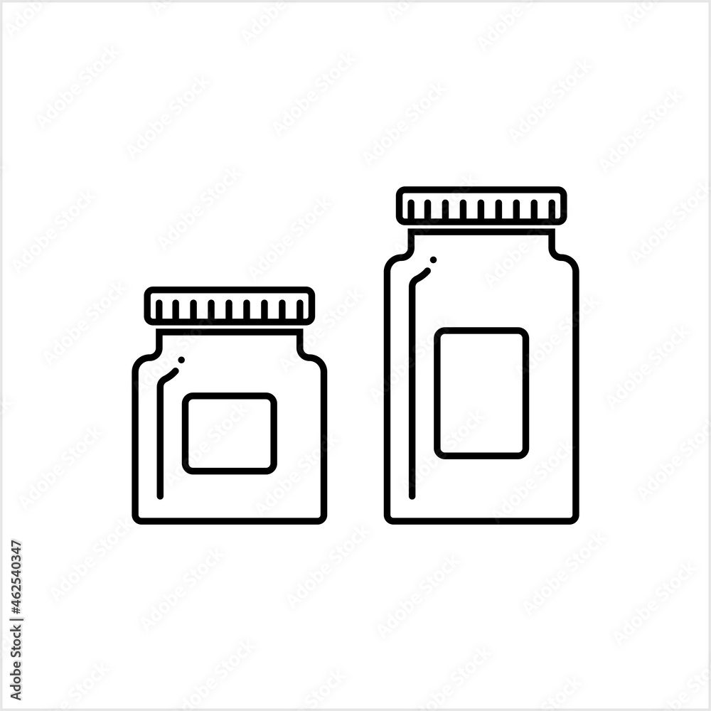 Plastic Container Icon, Food Container, Packaging Icon Plastic Container Icon, Food Container, Packaging Icon