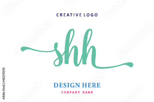 SHH lettering logo is simple, easy to understand and authoritative