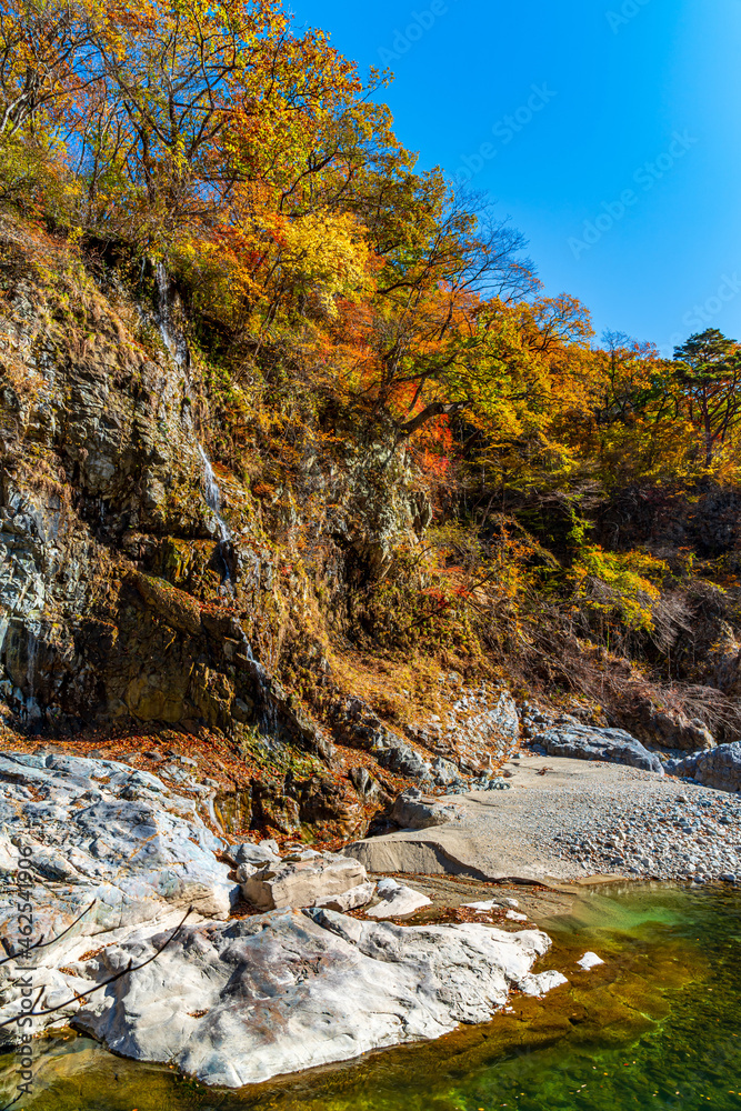 【栃木県】紅葉時期の龍王峡 【栃木県】紅葉時期の龍王峡