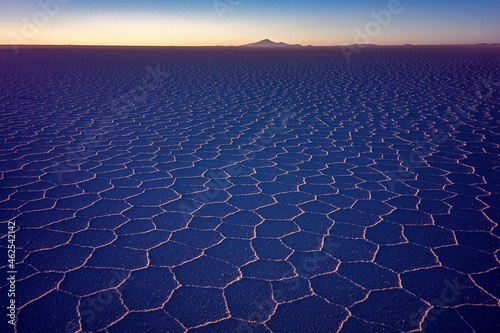 Uyuni salt lake photo