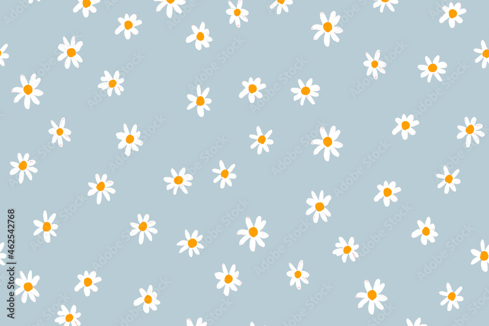 Obraz premium Flower background desktop wallpaper, cute vector