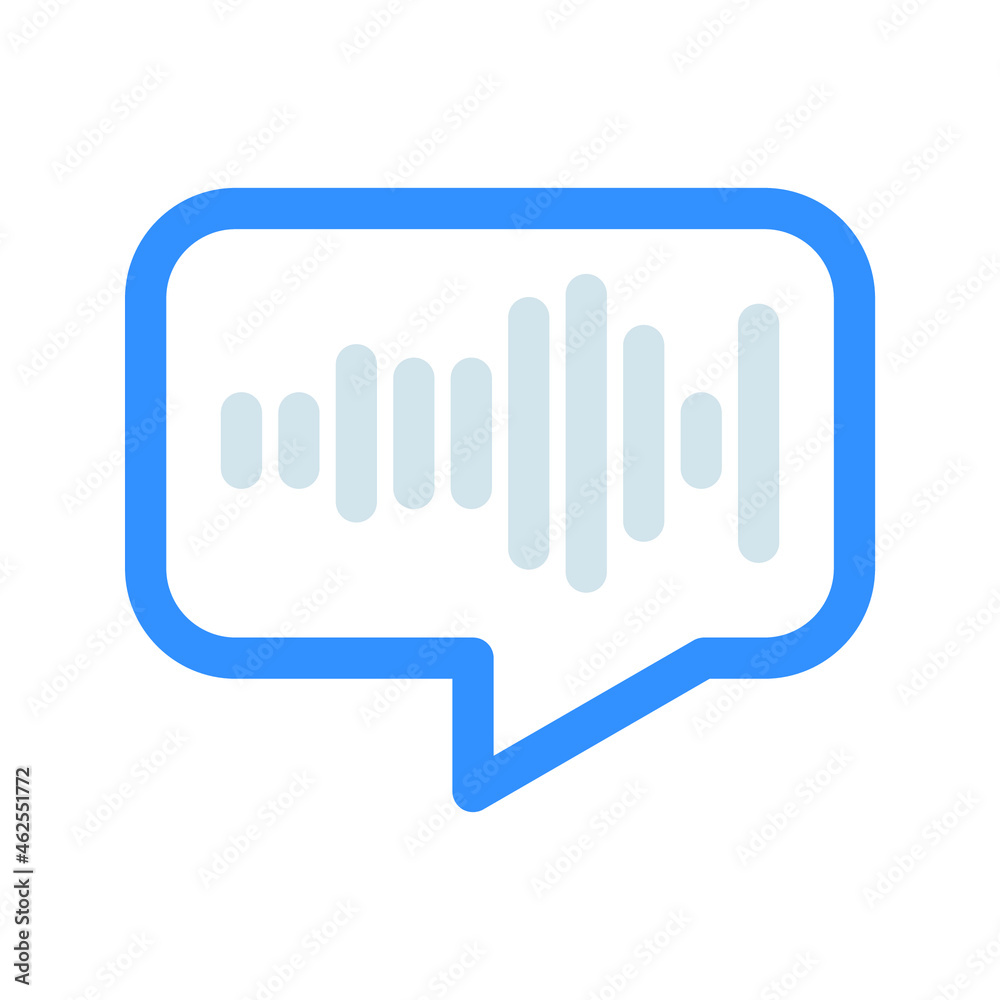 Voice messages icon. Voice messaging sign. editable color. vector illustration. Voice messages icon. Voice messaging sign. editable color. vector illustration.