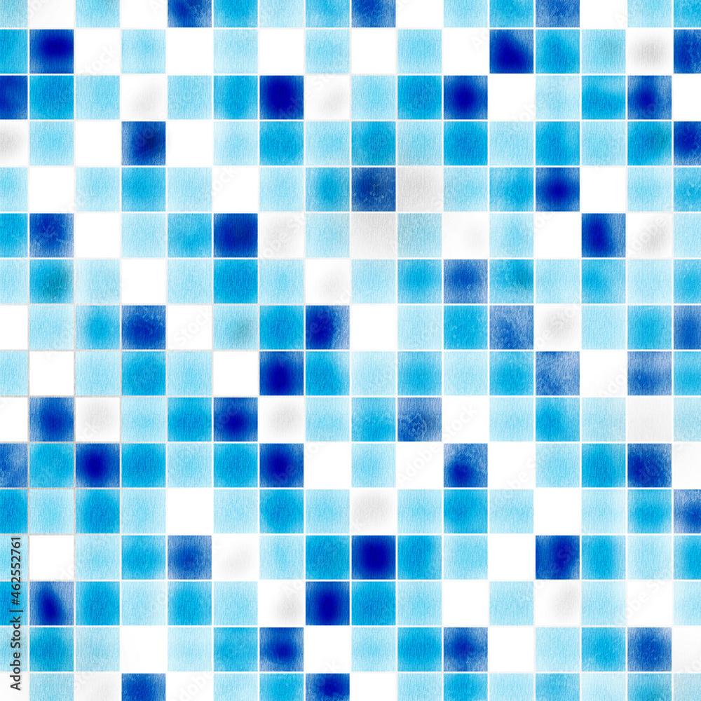 青いタイル（正方形）