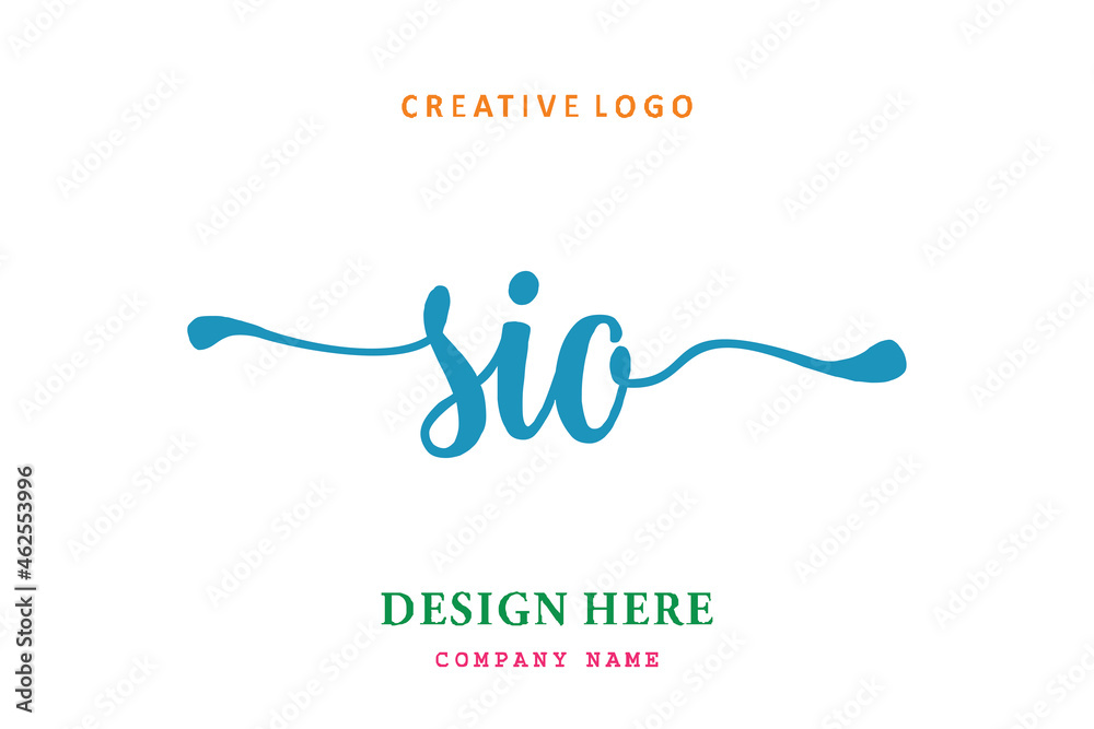 SIO lettering logo is simple, easy to understand and authoritative SIO lettering logo is simple, easy to understand and authoritative