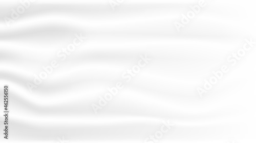 abstract blank white soft creased satin fabric folding texture background for decorative graphic design