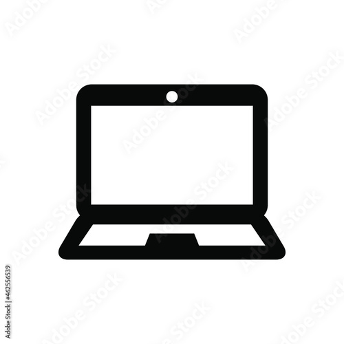 Laptop icon vector graphic