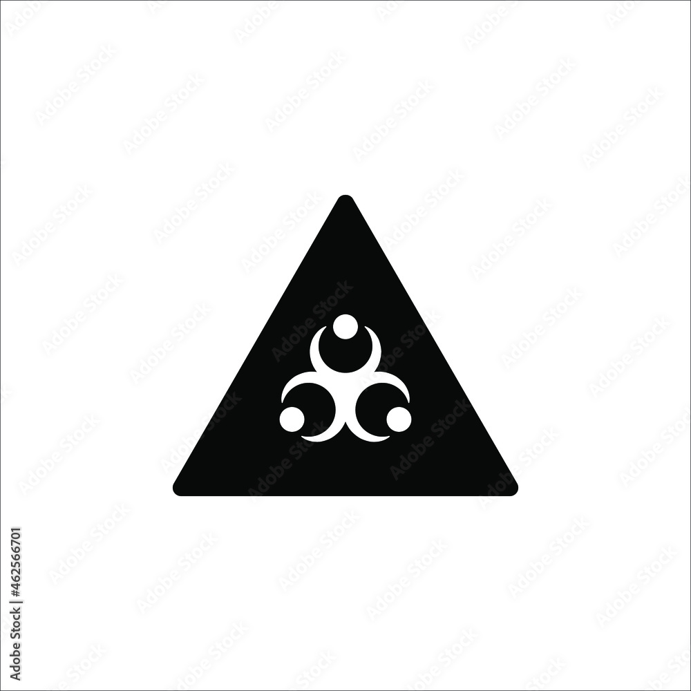 Radioactivity icon in trendy flat style isolated on white background. Symbol for your web site design, app, UI. Vector illustration on white background, EPS 10 Radioactivity icon in trendy flat style isolated on white background. Symbol for your web site design, app, UI. Vector illustration on white background, EPS 10