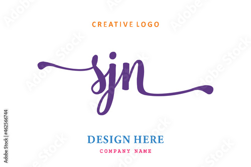 SJN lettering logo is simple, easy to understand and authoritative
