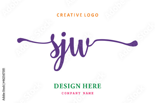 SJW lettering logo is simple, easy to understand and authoritative