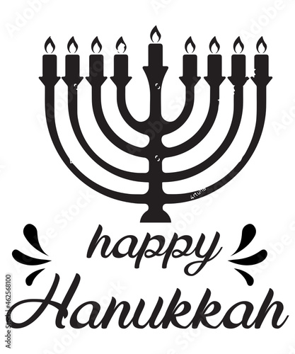 Happy Hanukkah Svg Bundle, Hanukkah SVG/DXF/PNG/Jpeg/Ai Files for Cricut Design, Menorah, Mazel Tov, Love Light Latkes Silhouette Studio