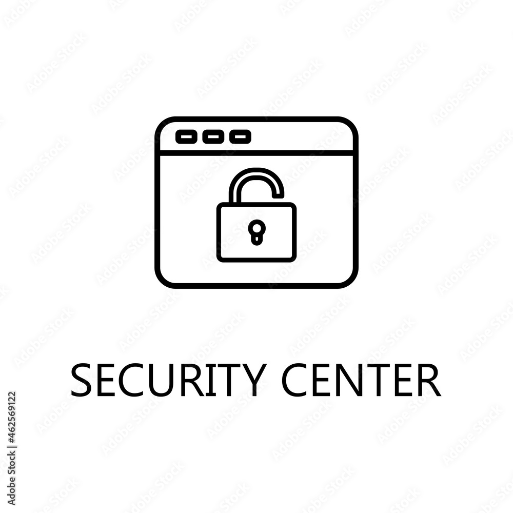 Security icon. Trendy flat vector Security icon on white background, vector illustration can be use for web and mobile Security icon. Trendy flat vector Security icon on white background, vector illustration can be use for web and mobile