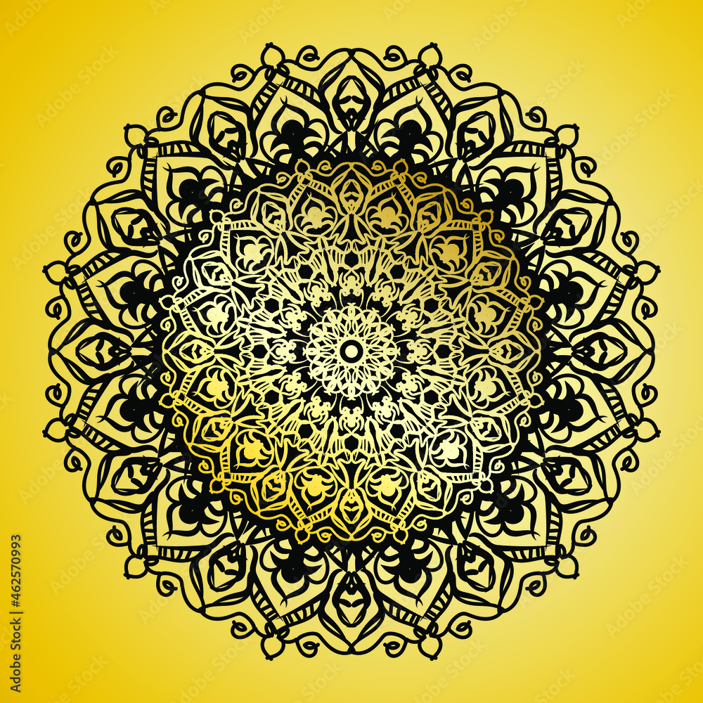Vector round abstract circle. Mandala style Vector round abstract circle. Mandala style
