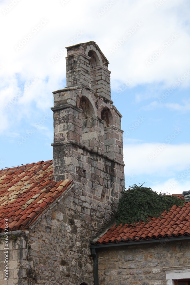 historic church called Santa Maria, Budva, Montenegro, Europe