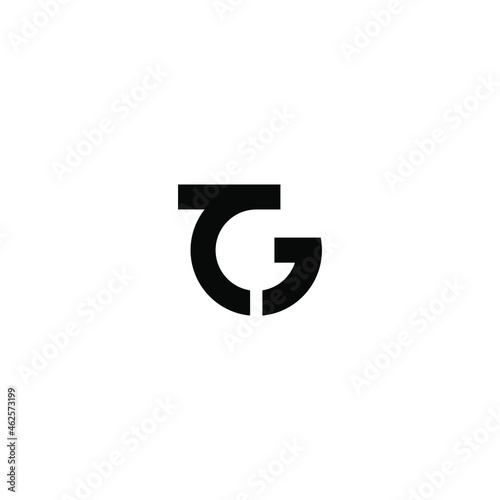 gr latter vector logo abstrack
