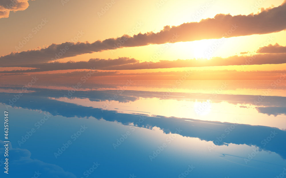 Fototapeta premium Sonnenuntergang über dem Meer