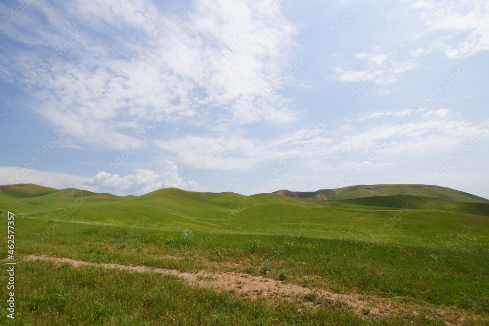 Fototapeta premium キルギス・春のアスランバブ近郊