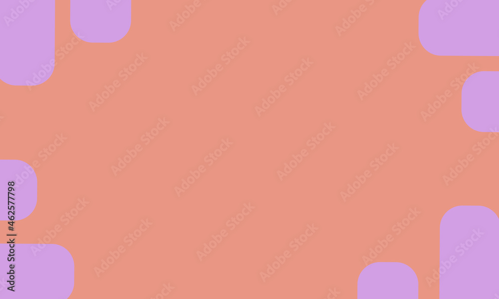 peach color background with oval plaid