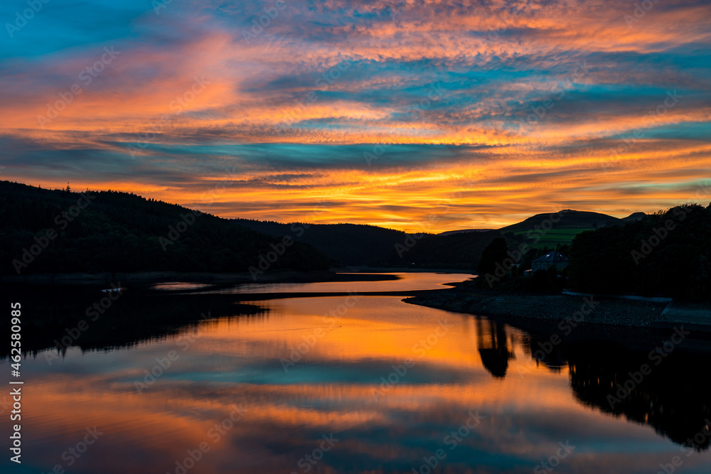 Sunset over Ladybower Reservoir