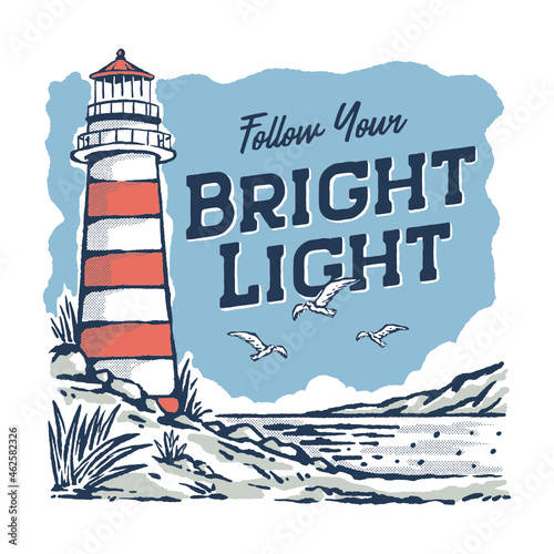Lighthouse illustration