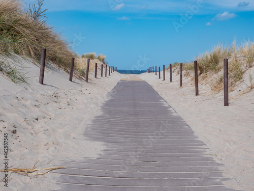 Fototapeta Naklejka Na Ścianę i Meble -  Beach path on the Baltic Sea