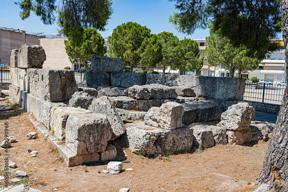 Grab des Leonidas in Sparta, Peloponnes, Griechenland Grab des Leonidas in Sparta, Peloponnes, Griechenland