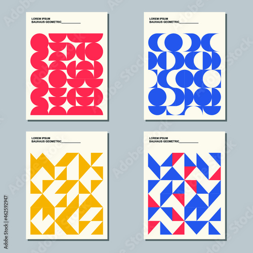 Bauhaus geometric patterns