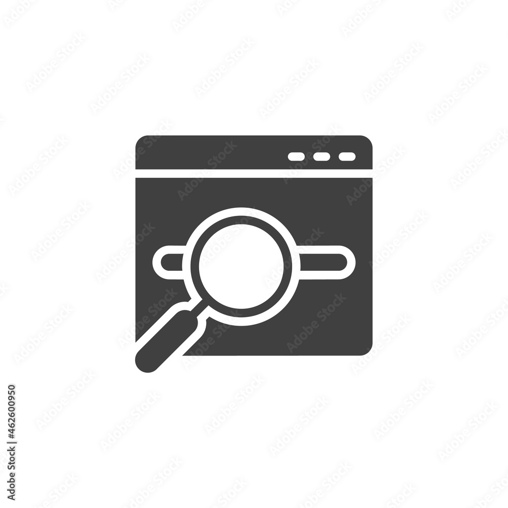 Keyword research vector icon Keyword research vector icon