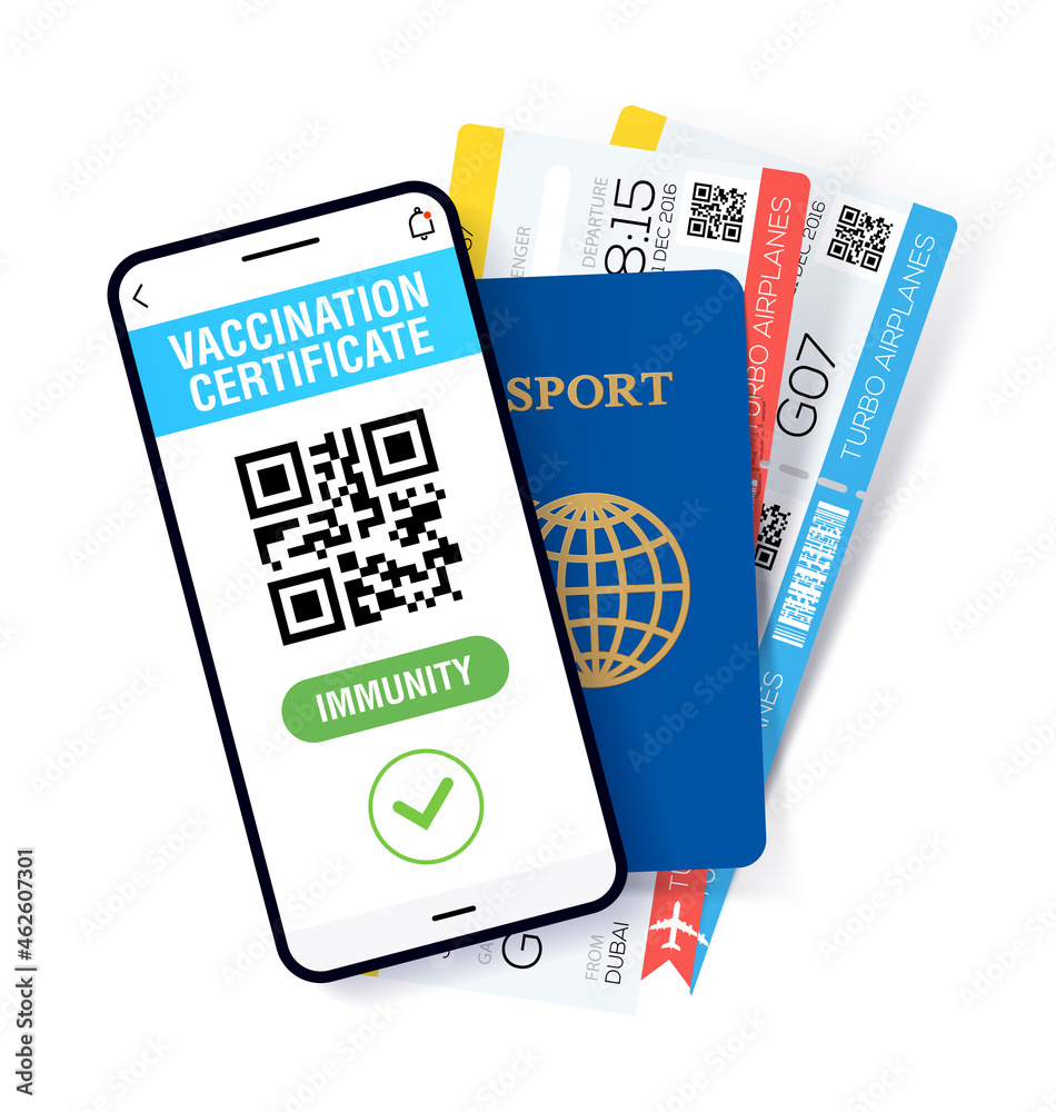 Covid19 immune passport app. International Digital vaccine certificate