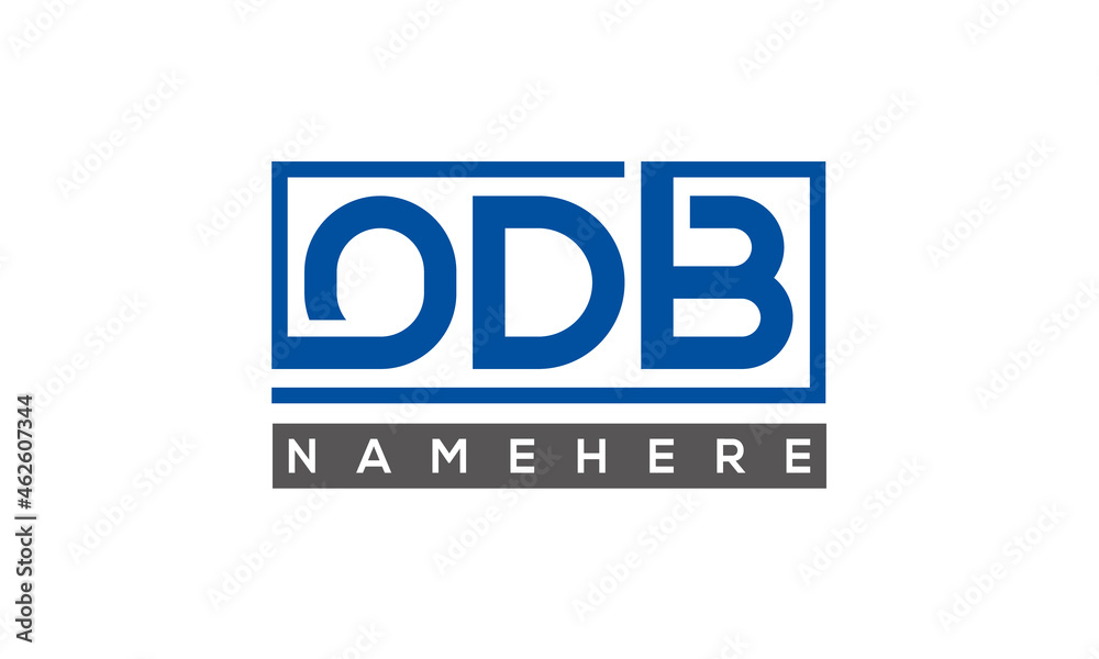 ODB creative three letters logo ODB creative three letters logo