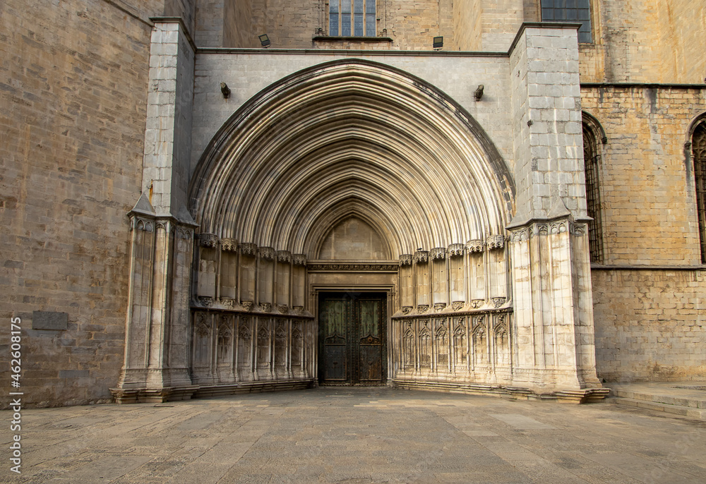 The Cathedral of Saint Mary of Girona in Spain