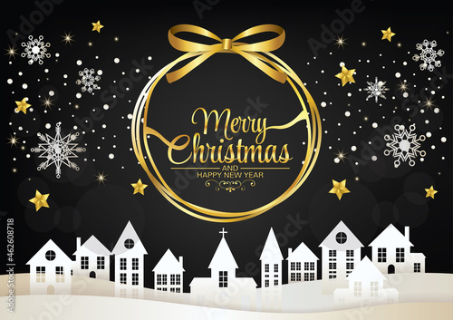 merry christmas art vector background