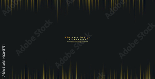 Abstract gold background. Golden line wave. Luxury style. Vector illustration.