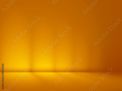 Elegant and beautiful studio background. Orange and yellow background.