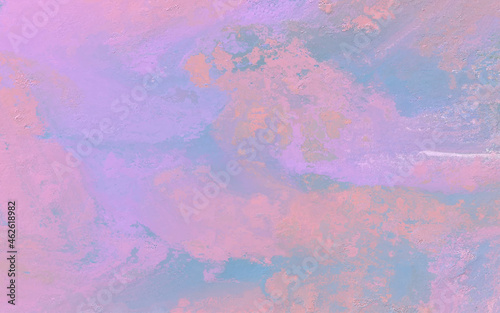 Pastel creative watercolor background. Grungy colorful background. Retro plaster wall grunge effect background, Sky-blue and pink wallpaper
