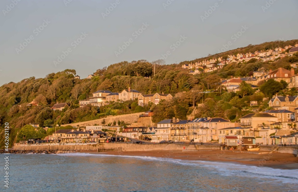 A view of Ventnor on the Isle of Wight Hampshire England a traditional seaside resort 