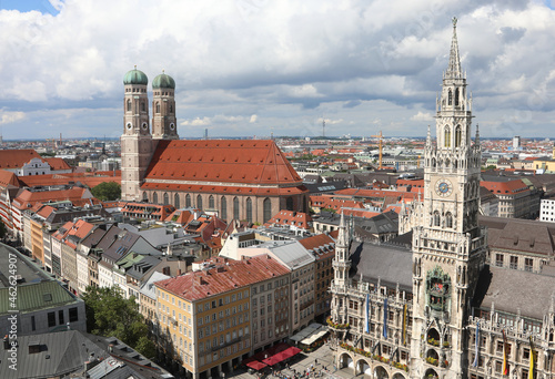 Panorama of Munich City from above