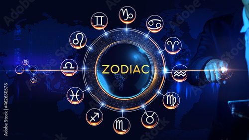
Zodiac Western Icon  Rotating wheel Concept
Rotating wheel with icon surrounded by city and world map Center and spoke Concept
