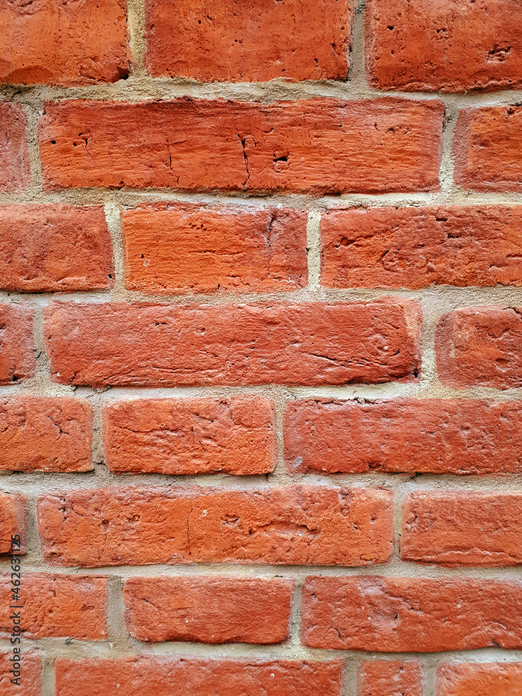 Old red brick wall background Old red brick wall background
