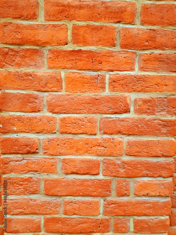 Obraz premium Old red brick wall background