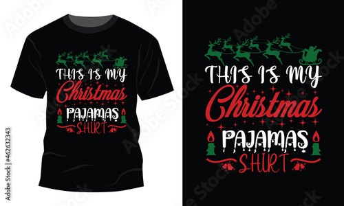 This Is My Christmas Pajama Shirt Funny Christmas T Shirts