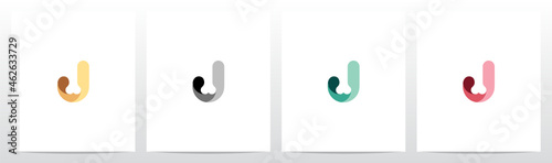 Bone On Letter Logo Design J