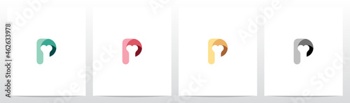 Bone On Letter Logo Design P