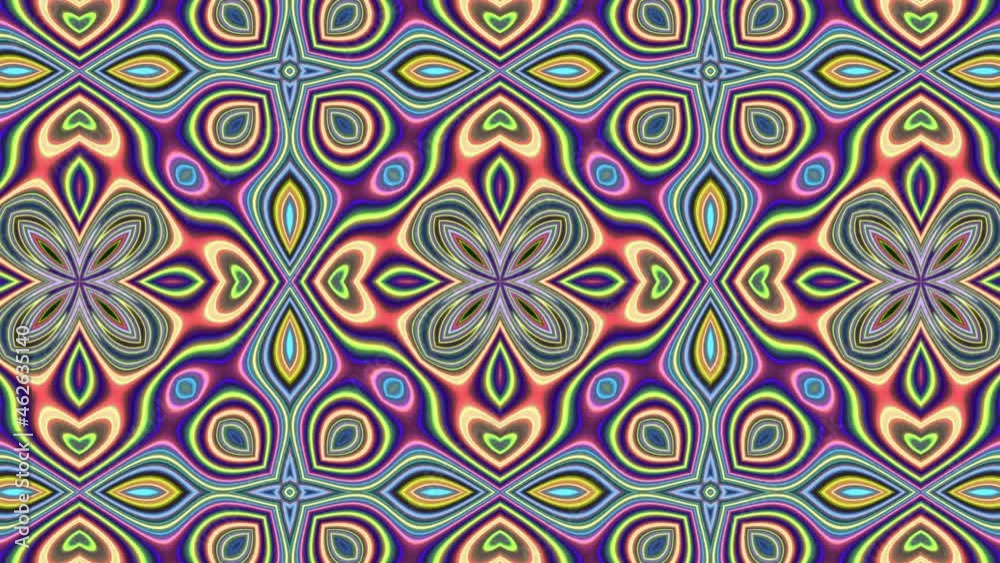 Abstract multicolored symmetrical kaleidoscope background Abstract multicolored symmetrical kaleidoscope background