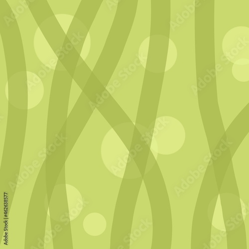 green lines bubbles abstraction wallpaper