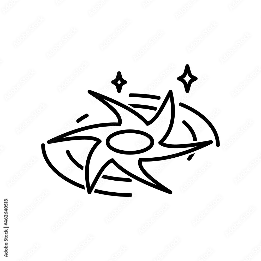 Black hole flat icon. Pictogram for web. Line stroke. Isolated on white background. Vector eps10 Black hole flat icon. Pictogram for web. Line stroke. Isolated on white background. Vector eps10
