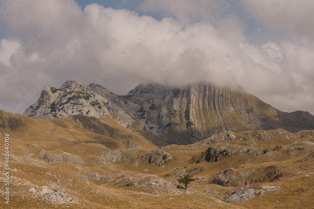 cloudy mountains at Durmitor national park