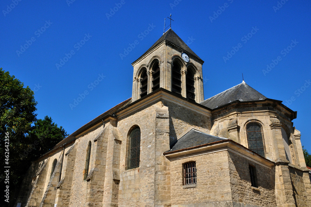 Oinville sur Montcient , France - april 3 2017 : Saint Severin church