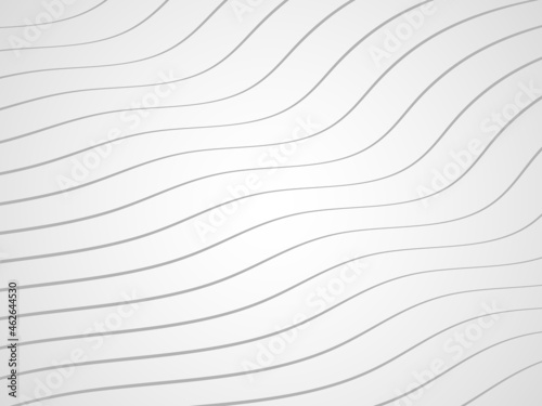 Abstract grey and white waves background. Template line texture for banner and brochure. Vector business illustration